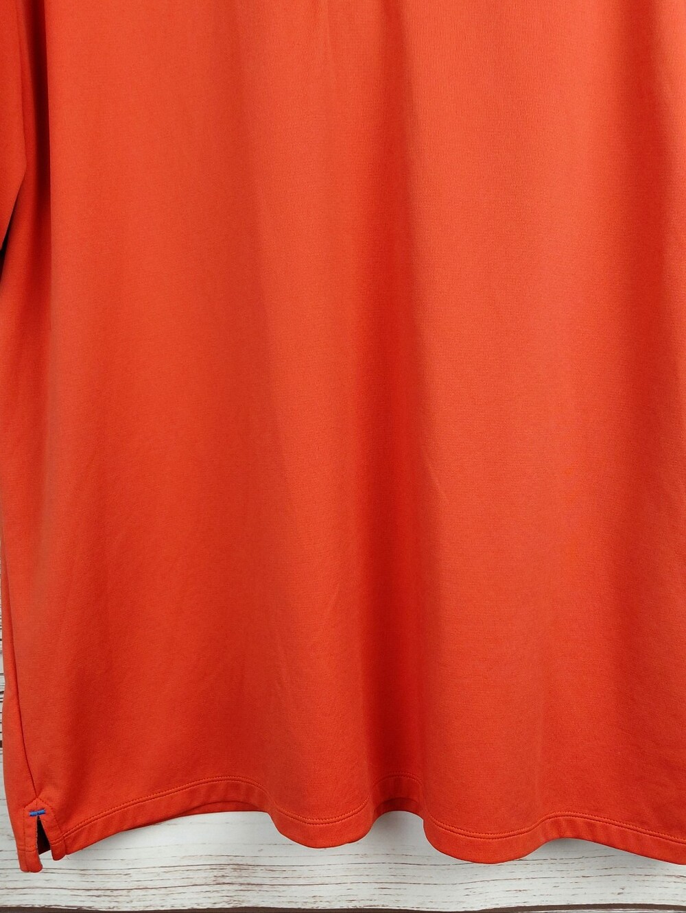 Twillory Mens 2XL Orange/Navy Short Sleeve Athletic Preformance Polo Shirt - Picture 3 of 9